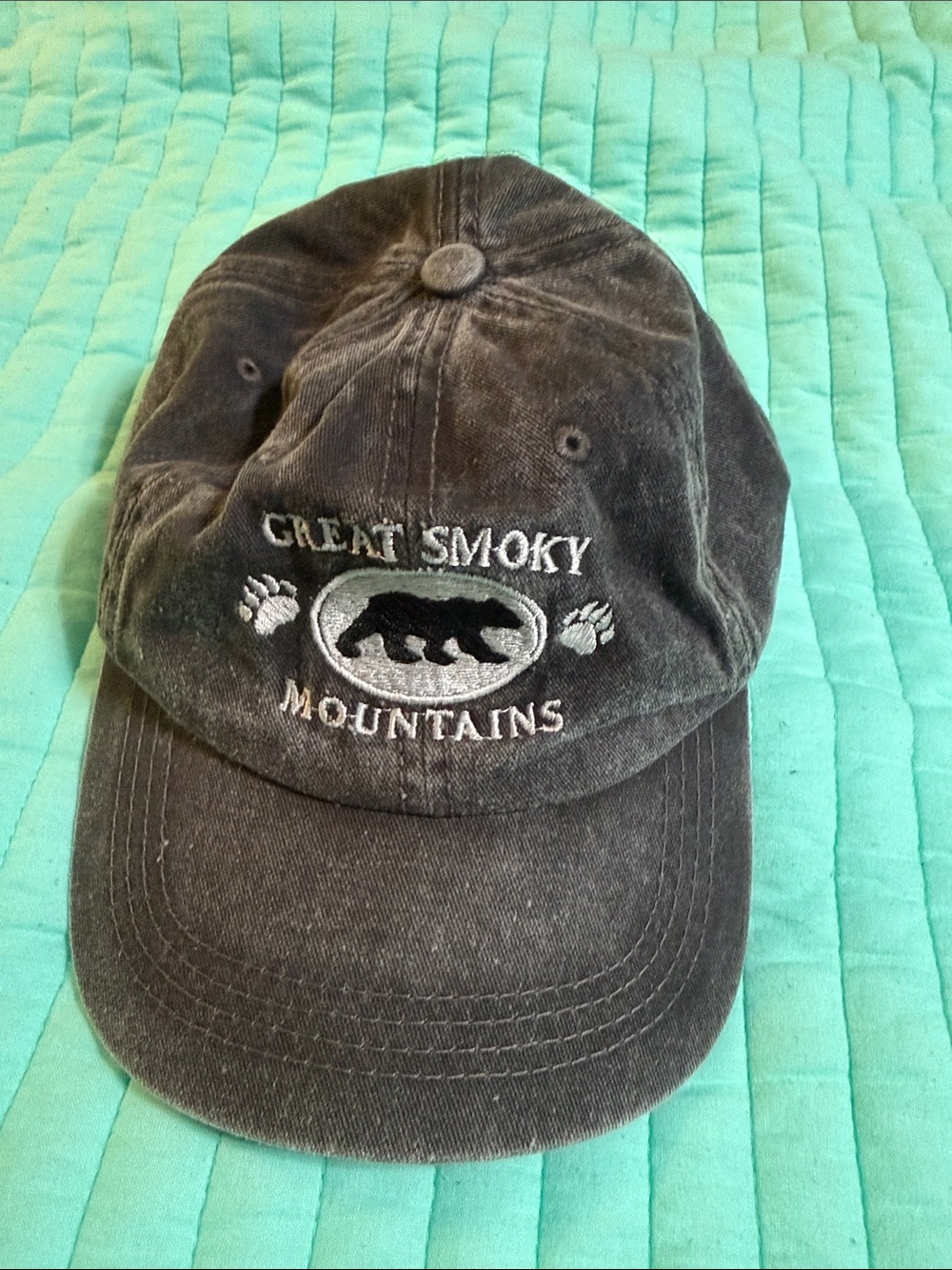 Great Smoky Mountains Black Baseball Cap - Unbranded